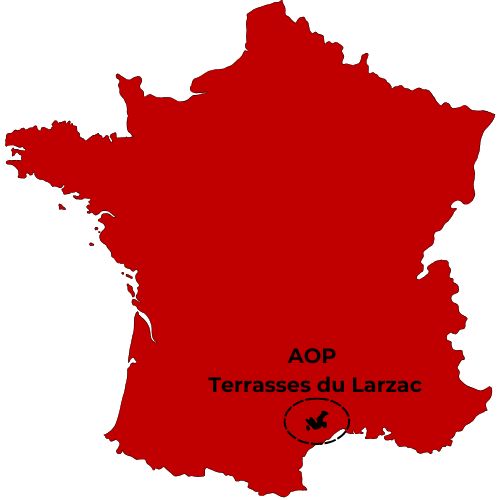 Carte terrasses du larzac